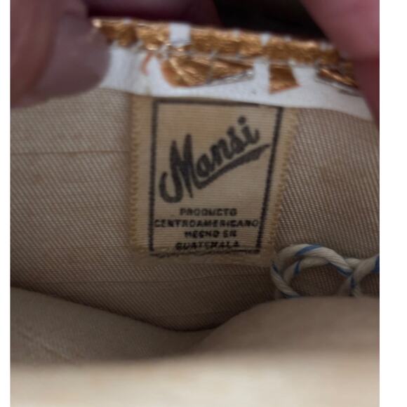 Vintage Brown Mansy Vinyl Hand Purse - Picture 7 of 11